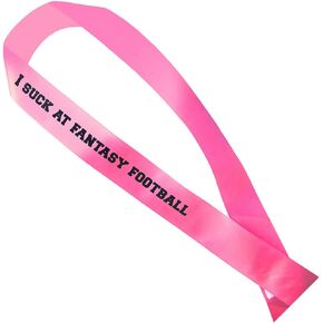Fantasy Football Pink Loser Sash By Fantasy Bros