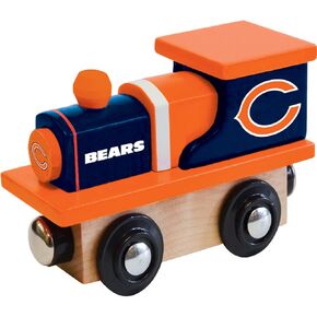MasterPieces Wood Train Engine - NFL Chicago Bears - Officially Licensed Toddler & Kids Toy, Black in Saudi Arabia