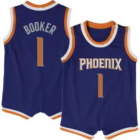ديفين بوكر فينيكس صنز NBA للأطفال الرضع من عمر 12 إلى 24 شهرًا إصدار أيقونة أرجوانية رومبير نيسيي لاعب جيرسي in Kuwait