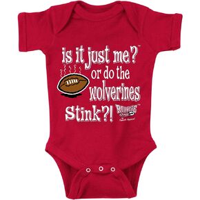 Ohio State Football Fans. is It Just Me?! Red Onesie or Toddler Tee (NB-4T)