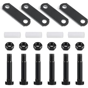 Trailer Shackle Kit, Tandem Axle Trailer Kit Trailer Shackles Single Trailer Axle Shackle Kit for Double Eye Spring 20 Pcs (3,500 lbs-7,200 lbs Axles)