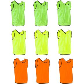 Pinnies Scrimmage Vests Team Practice Jersey for Child Youth Teen Lightweight