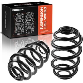 A-Premium 2Pcs Rear Suspension Coil Spring Set Compatible with BMW X3 2004-2010 L6 2.5L 3.0L Sport Utility, Driver and Passenger Side, Replace# 33533413081