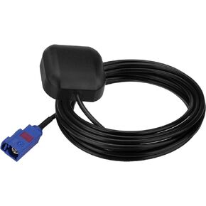 Waterproof Active Car Navigation Antenna with Fakra C Blue Connector Compatible with Ford F-Series Chevy Chevrolet GM Dodge Ram Jeep Navigation System Head Unit