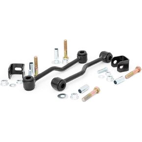 Rough Country Front Sway Bar Links for 97-06 Jeep TJ | 84-01 XJ | 4-5" - 1028