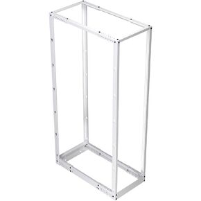 NavePoint 42U 4 Post Rack Open Frame Server Rack for 19 Inch Equipment, AV, Networking, Data & IT Devices, 4-Post Rack 42U 661lbs Weight Capacity, White