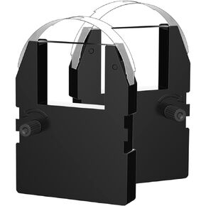 2 Pack Replacement for Pyramid 3500 Replacement Ribbon Used with Pyramid 3500, 3700, 4000, 4000HD Time Clocks, 11.5ft, Individually Sealed, Pre-Installed Ribbon Shield, 11.5ft (Black)