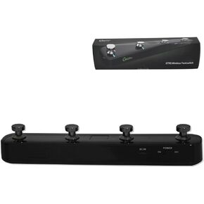 Guitar Pedals Wireless Footswitch Controller for Electric Guitar Pedals, with Tap Tempo and 5 Memory Presets, for P1, SD30i, Hornet 05i, GTRS Guitar, Change Preset, Loop, Drum, with Tap Tempo (Black)