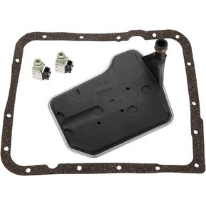 4L60E Shift Solenoid A&B Transmission Filter Gasket kit Compatible with Cadillac-Escalade ESV EXT, Chevrolet-Blazer Camaro Avalanche Silverado Avalanche 1500, Buick-Rainier, Replace 24230298 24208576