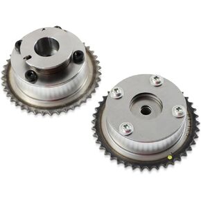 24370-2E200 Intake Exhaust Camshaft Adjuster CVVT Gear Set 24350-2E201 Fits for 2014-2019 Elantra Tucson Forte Soul G4NC 2.0L Automotive Replacement Engine Camshaft Adjusters Parts