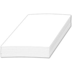Half Letter Size Sheets - 8.5 x 5.5 Inches Copy Paper, White Memo Sheets, 24lb Thick Paper, 250 Sheets Per Pack (8.5 x 5.5)