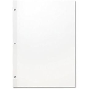 Sparco WB213 Reinforced Filler Paper, Plain, 20 lb, 11-Inch x8-1/2-Inch, White