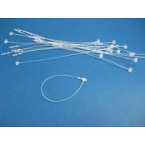 Snap Lock 9" Pin Security Loop Plastic Tag Fastener (1000 Pc)
