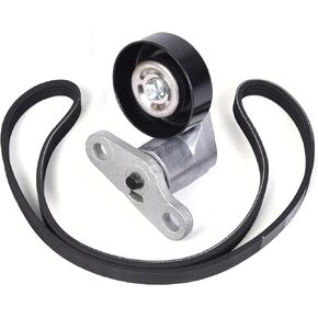 RICH Serpentine Drive Belt Tensioner Kit A/C 90K-38159 For Cadillac Escalade 2002-2008,Chevy Silverado Express 1999-2008,GMC Savana 1999-2008,For Hum-mer H2 2003-2008,For OEM#ACK040378HD,19311139