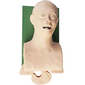 INTBUYING Electronic Silicone Adult Intubation Manikin Teaching Model, Electronic Alarm, Airway Management Trainer, Tracheal Intubation Training Simulator Model for Science Lab Education