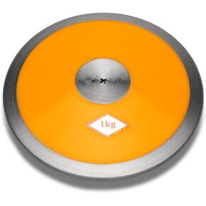Nylon Discus 1kg, Boys Girls Discus 1kg, Discuses for Sports, Suitable for Beginners Track and Field Discus 1kg,Durable Steel Edge Rims Spin Disc, Outdoor Competition & Practice Discus