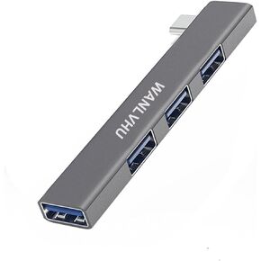 USB Hub for Laptop, 4-Port USB 3.0 hub USB Splitter, USB Expander for Laptop, PC, MacBook, Keyboard, Flash Drive, Mouse and More USB Devices (USB C Hub) in Kuwait