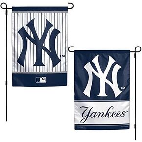 WinCraft New York Yankees Team Garden Wall Flag Banner 12" X 18" 2 Sided Baseball