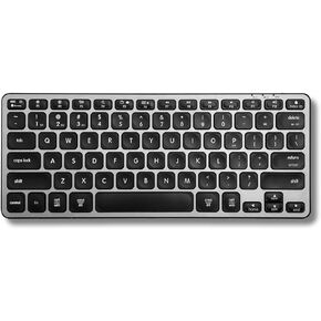 Macally Bluetooth Keyboard for Mac - Premium Multi Device Keyboard - Compatible Apple Wireless Keyboard for MacBook Pro/Air, iMac, iMac Pro, Mac Mini, Mac Pro, iPad, Laptop, and PC