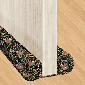 36 Inches Adjustable Door Draft Stopper, Window Breeze Blocker Machine-Washable, Weather Stripping, Noise Reducer - Mushroom