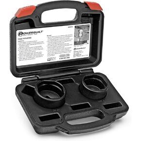 Powerbuilt Specialty Ball Joint Sockets, Remove and Install Ball Joints Chrysler Car Vehicles, 4-Sided Socket Design, Storage Case, 648749