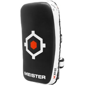 Meister XP2 Professional Curved Thai Pads for Kickboxing & MMA - X-Thick Cowhide Leather