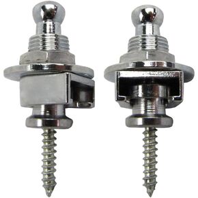 فلور 2 قطعة حزام الغيتار الكروم قفل أزرار مجموعة الغيتار Straplocks التجنيب نمط شالر للكهرباء باس الغيتار الصوتية