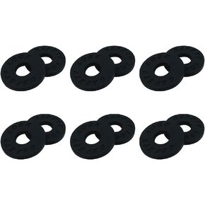 12 Pack Guitar Strap Locks Silicone Strap Locks Rubber Guitar Strap Blocks Guitar Protector(12Red)