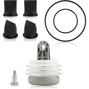 JDMON Pump Bellow Kit Toilet Pump Bellows Kit Compatible with Dometic S/T/J/VHT/VG Series Vacuum Pump Kit Replace 385230980 385310151 With 4 Duckbill Valve Bushing, O-Ring Kit, Bolt