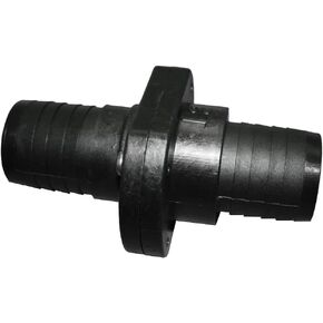 T-H MARINE Double Barb Inline Scupper Check Valve - Fits 1-1/2" Hose, Black