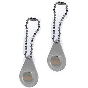 Magnet Charms by JL Safety - for Multiple Cars to use with JL Safety Mirortag Holders for Handicapped Parking Placard. 2 Included.