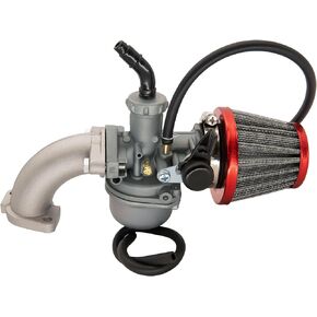 مكربن ​​22 مم كارب PZ22 متوافق مع 110cc 125cc SSR CRF50 Predators Go Karts Pit Dirt Bike Sunl Taotao Pit Bike ATV مكربن ​​ATV الصيني (مع فلتر هواء + مشعب أنبوب الإدخال) in Kuwait