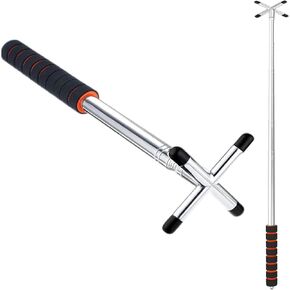 عصا جسر البلياردو، عصا جسر البلياردو القابلة للسحب مع رأس، ملحق جديلة (رأس جسر متقاطع فضي، مقبض من الفوم) in Kuwait