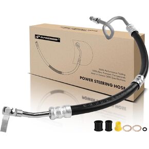 A-Premium Power Steering Pressure Hose Line Assembly Compatible with Toyota Highlander 2001 2002 2003 2004 2005 2006 2007, 2.4L, Pump to Gear/Rack