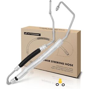 A-Premium Power Steering Pressure Hose Line Assembly Compatible with Chevrolet Corvette 2005 2006 2007 2008 2009 2010 2011 2012 2013, 6.0L 6.2L 7.0L, Pump to Gear/Rack