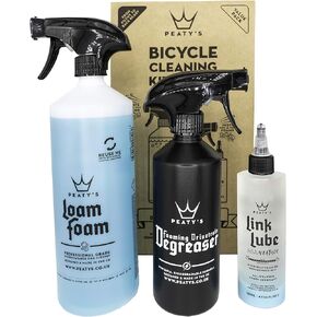 Peaty's Bicycle Cleaning Kit - Wash, Degrease, and Lubricate, Clear, 55.00 Fl Oz (Pack of 1)