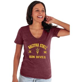 Blue 84 Women's T Shirt Tri-Blend Mascot