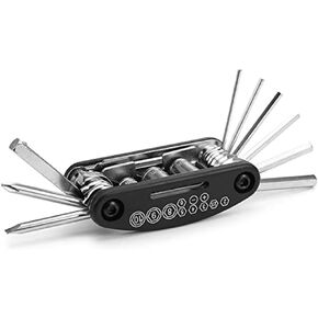 MMOBIEL 16 in 1 Multi Functional Bike Bicycle Mechanic Repair Set Tool kit Cycling Road Bikes Mountain Bikes MTB etc.