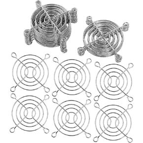 uxcell 20Pcs 58mm Fan Grill Metal Fan Guard Cooling Fan Finger Guard Protector PC Fan Grill for 60mm Case Fan(Silver Tone)