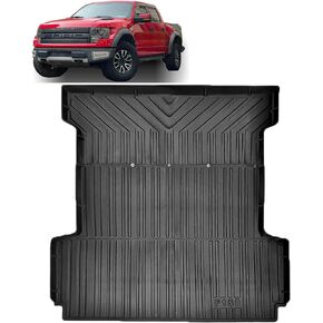 Truck Bed Mat Fits for Ford F150 5.5FT 2015-2024, TPE Trunk Protection Truck Bed Liner Mat Ford F150 Accessories in Kuwait