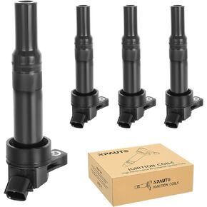 NPAUTO Ignition Coil Pack Compatible with L4 1.8 2.0 2011 2012 2013 2014 2015 2016 Hyundai Elantra, 2014-2016 Kia Forte, Kia Soul, 2014-2017 Elantra Tucson, UF651, Set of 4