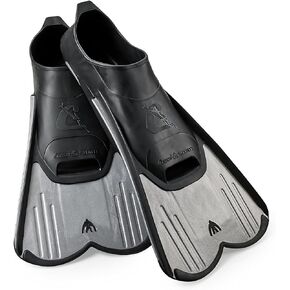 Cressi Short Full Foot Pocket Fins for Swimming or Training in the Pool and in the Sea | Light: made in Italy