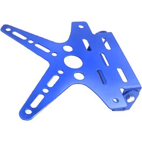 Motorcycle License Plate,Motorcycle License Plate Mount Holder Bracket Angle Adjustment Folding Blue Motorcycle License Mount Holder