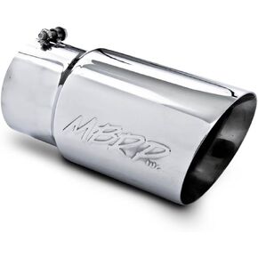 MBRP T5074 6" O.D. Dual Wall Angled Exhaust Tip (T304)