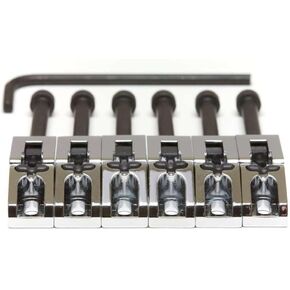 Graph Tech String Saver Classic Floyd Rose Saddles (Set of 6) Chrome