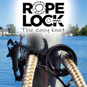 The Easy Knot Without Knots - 2-Pack - Tie Your Boat and Fenders in Seconds with This Easy to use clamp