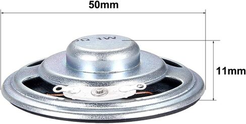 uxcell 1W 8 Ohm DIY Speaker 50mm Round Shape Replacement Loudspeaker 2pcs in Saudi Arabia