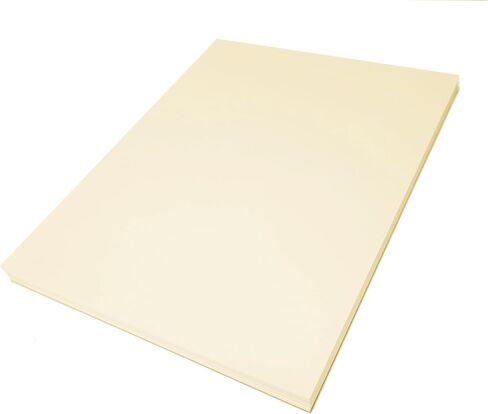 25% قطن معاد تدويره، ورق أعمال مقاس 8.5 × 11 بوصة، كتان عاجي طبيعي، 60 رطلاً. نص 100 الكمية in Kuwait