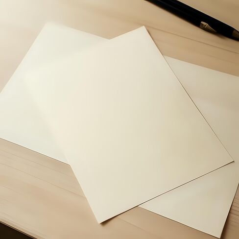 25% قطن معاد تدويره، ورق أعمال مقاس 8.5 × 11 بوصة، كتان عاجي طبيعي، 60 رطلاً. نص 100 الكمية in Kuwait