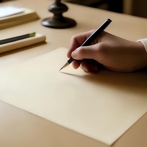 25% قطن معاد تدويره، ورق أعمال مقاس 8.5 × 11 بوصة، كتان عاجي طبيعي، 60 رطلاً. نص 100 الكمية in Kuwait